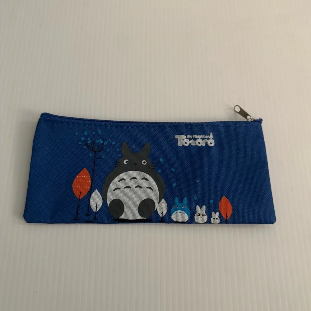 Totoro Blue Kids Pencil Pouch